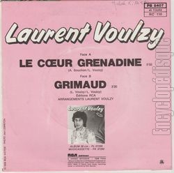 [Pochette de Le cœur grenadine (Laurent VOULZY) - verso]