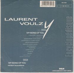 [Pochette de My song of you (Laurent VOULZY) - verso]