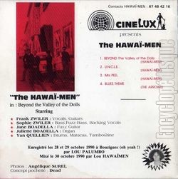 [Pochette de The HAWA-MEN  Beyond the valley of the dolls  (Les ANGLOPHILES) - verso]