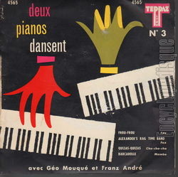 [Pochette de Deux pianos dansent n 3 (Georges MOUQU et Franz ANDR)]