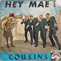 [Pochette de Hey Mae ! / When the Cousins come twistin’ in (The COUSINS)]