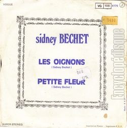 [Pochette de Les oignons / Petite fleur (Sidney BECHET) - verso]