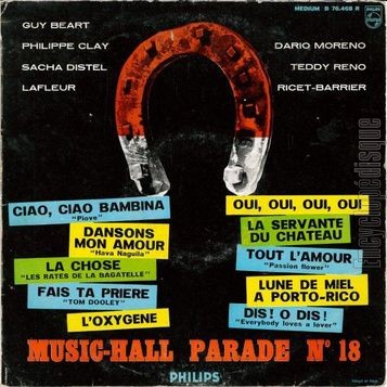 [Pochette de Music-hall parade n18 (COMPILATION)]