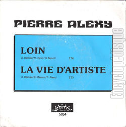 [Pochette de Loin / La vie d‘artiste (Pierre ALEXY) - verso]
