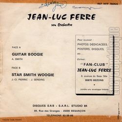 [Pochette de Guitar boogie / Star Smith woogie (Jean-Luc FERR) - verso]