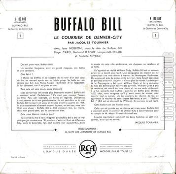 [Pochette de Buffalo Bill - 1 - Le courrier de Denver-city (JEUNESSE) - verso]