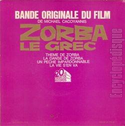 [Pochette de Zorba le grec (B.O.F.  Films )]