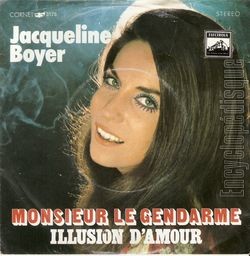 [Pochette de Monsieur le gendarme / Illusion d’amour (Jacqueline BOYER)]