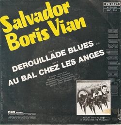 [Pochette de Drouillade blues / Au bal chez les anges (Henri SALVADOR) - verso]