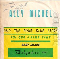 [Pochette de Toi que j’aime tant / Baby shake (Ally MICHEL and the Four Blue Stars) - verso]