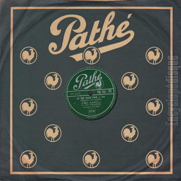 [Pochette de Je ne sais pas / Deux petits chausson (Aim BARELLI) - verso]