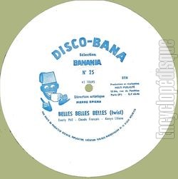[Pochette de Banania - Disco-Bana 25  Belles belles belles  (PUBLICIT)]