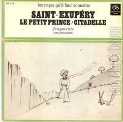 [Pochette de Les pages qu’il faut connatre - Saint-Exupry : le petit prince / citadelle (DICTION)]