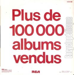 [Pochette de Plus de 100 000 albums vendus (Julos BEAUCARNE) - verso]