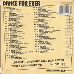 [Pochette de Twist  St-Tropez / Oh! Boy ! / Dance for ever N32 (Les CHATS SAUVAGES) - verso]