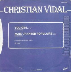 [Pochette de You girl / Mais chanter populaire (Christian VIDAL) - verso]