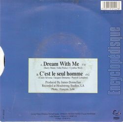 [Pochette de Dream with me (Claire SVERAC et David SOUL) - verso]