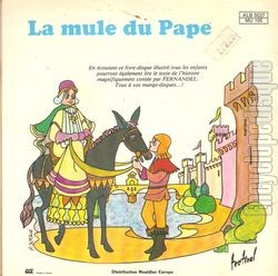 [Pochette de Lettres de mon moulin n 8  La mule du pape  (JEUNESSE) - verso]