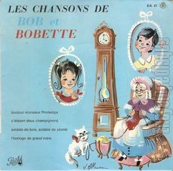 [Pochette de Les chansons de Bob et de Bobette (Lisette JAMBEL et Jean-Pierre DUJAY)]