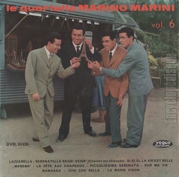 [Pochette de Le quartette Marino Marini -  volume 6  (Les FRANCOPHILES)]