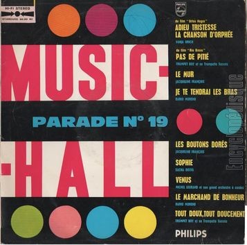[Pochette de Music-hall parade n° 19 (COMPILATION)]