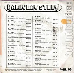 [Pochette de Hallyday Story 4 "L’idole des jeunes" (Johnny HALLYDAY) - verso]