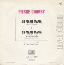 [Pochette de Oh Marie Maria (Pierre CHARBY) - verso]