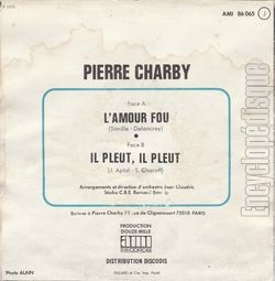 [Pochette de L’amour fou (Pierre CHARBY) - verso]