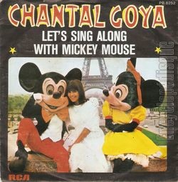 [Pochette de Let’s sing along with Mickey Mouse (Chantal GOYA)]