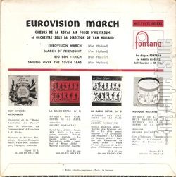 [Pochette de Eurovision March (T.V. (Tlvision)) - verso]