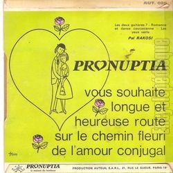 [Pochette de Pronuptia - la maison du bonheur - AUT 020 (PUBLICIT) - verso]