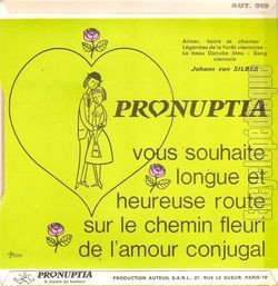 [Pochette de Pronuptia - la maison du bonheur - AUT 019 (PUBLICIT) - verso]