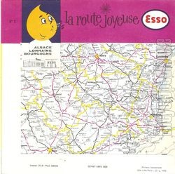 [Pochette de Esso, la route joyeuse -N3 Alsace , Lorraine , Bourgogne (PUBLICIT) - verso]
