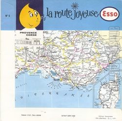 [Pochette de Esso, la route joyeuse -N5 Provence - Corse (PUBLICIT) - verso]