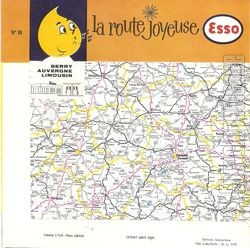[Pochette de Esso, la route joyeuse -N10 berry , Auvergne , Limousin (PUBLICIT) - verso]