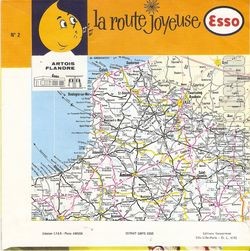 [Pochette de Esso, la route joyeuse -N2 Artois - Flandre (PUBLICIT) - verso]