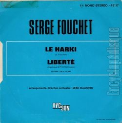 [Pochette de Le harki (Serge FOUCHET) - verso]