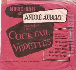 [Pochette de Music-Hall et Andr Aubert vous invitent  leur cocktail vedettes (Andr AUBERT)]