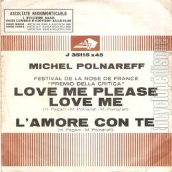 [Pochette de Love me please love me (Michel POLNAREFF) - verso]