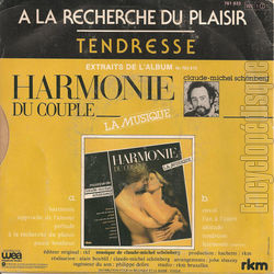 [Pochette de  la recherche du plaisir (Harmonie du couple) (Claude-Michel SCHNBERG) - verso]