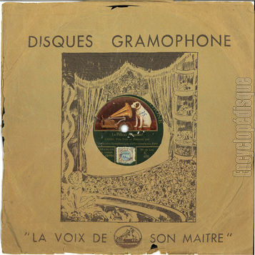 [Pochette de L’orchestre symphonique du gramophone -  Phi-phi / Le plican  (Gramophone K) - verso]