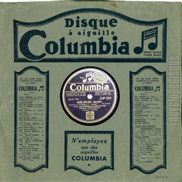 [Pochette de The Bistrouille Amateurs Dance Orchestra -  Dixie Melody / Autumn winds  (Columbia DF)]