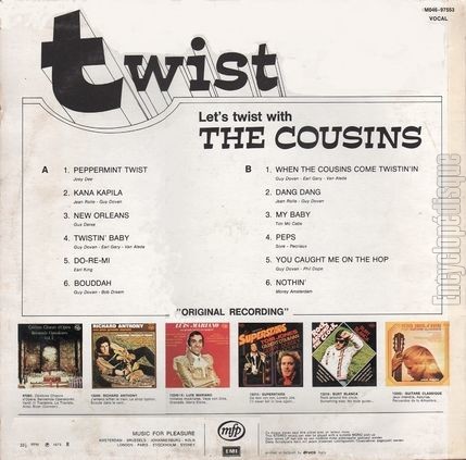 [Pochette de Twist with The Cousins (The COUSINS) - verso]