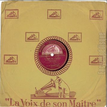 [Pochette de Reine Paulet -  Mademoiselle from Armentires / Y a tsou tsa  (Gramophone K) - verso]