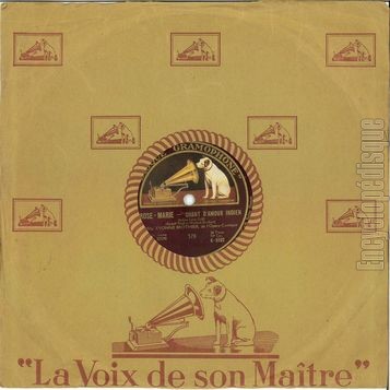 [Pochette de Yvonne Brothier -  Chant d’amour indien / Menuet de la minute  (Gramophone K) - verso]