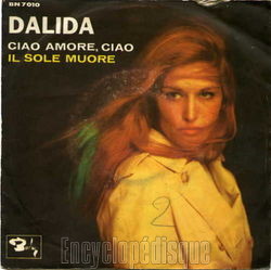 [Pochette de Ciao amore, ciao (version italienne) (DALIDA)]