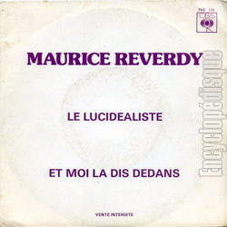[Pochette de Le lucidaliste (Maurice REVERDY)]