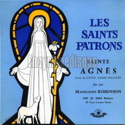 [Pochette de Les saints patrons : Sainte Agnès (Les SAINTS PATRONS)]