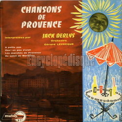 [Pochette de Chansons de Provence (Jack DERLYS)]