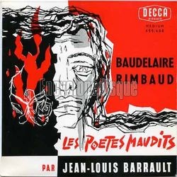 [Pochette de Les potes maudits : Baudelaire - Rimbaud (Jean-Louis BARRAULT)]